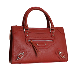 Classic Pebbled Leather Top-Handle Bag